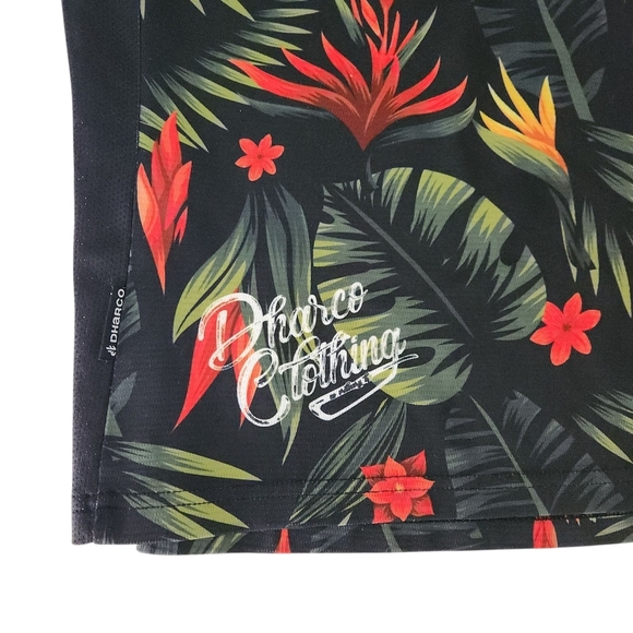 DHARCO Women's Floral tropical MTB mountain bikeJersey Long Sleeve m - Picture 8 of 16